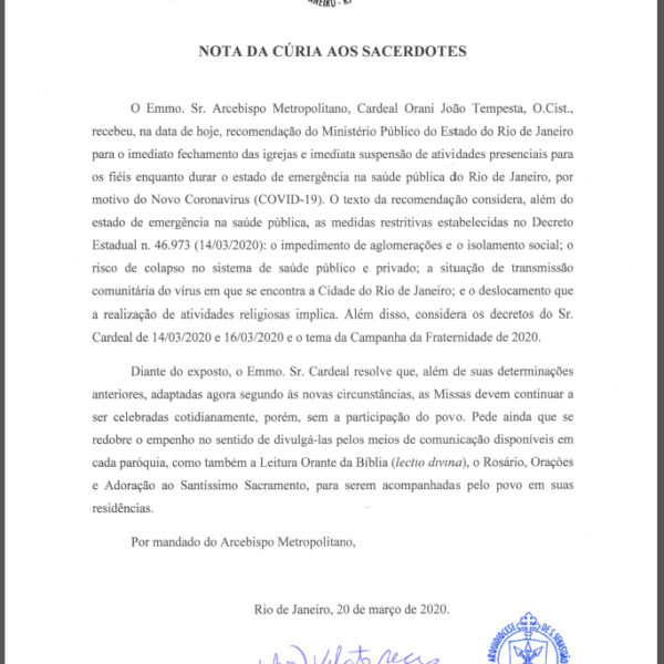 Avisos – Pandemia Covid-19