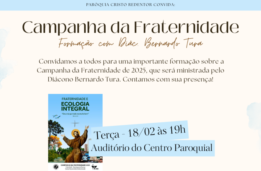 Formação: Campanha da Fraternidade 2025